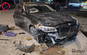 “BMW” idarəetmədən çıxıb aşdı - Yaralılar var - Fotolar - Video