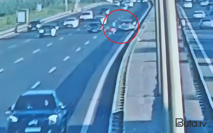  DYP Bakıda qadının öldüyü qəzanın videosunu yaydı - Anbaan görüntülər  