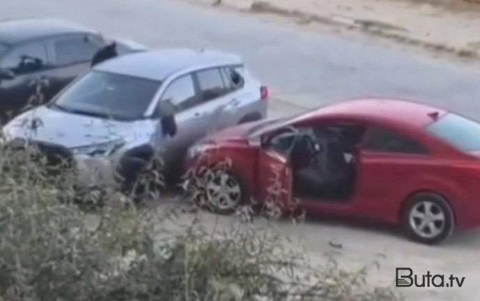  Bakıda qadın maşına hücum çəkdi - Polis araşdırma aparır-Video  