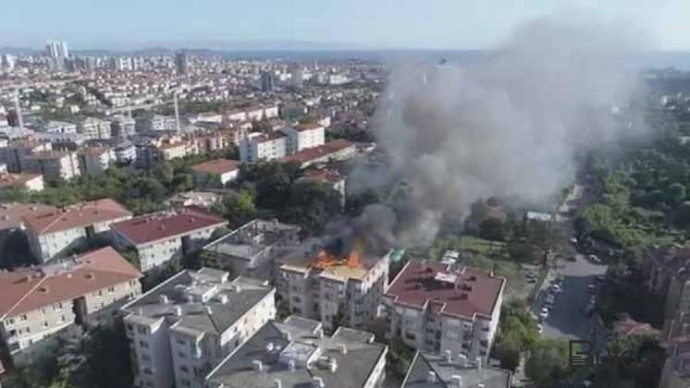  İstanbulda oteldə yanğın: xəsarət alanlar var  