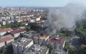 İstanbulda oteldə yanğın: xəsarət alanlar var