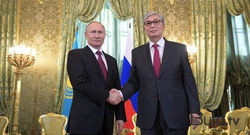  Putin və Tokayev görüşdü  