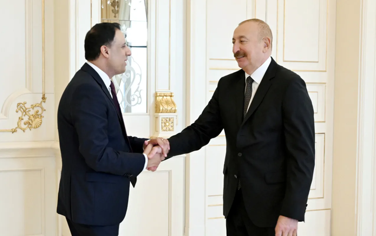 Prezident Böyük Britaniyanın nazirini qəbul etdi - Fotolar - Yenilənib
