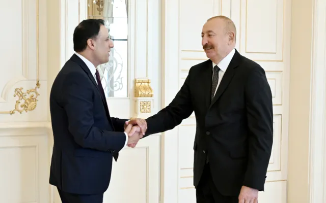 Prezident Böyük Britaniyanın nazirini qəbul etdi - Fotolar - Yenilənib