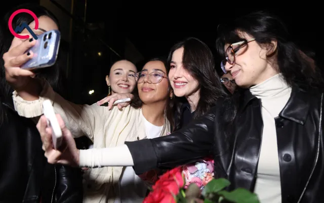 Özge Gürel Bakıda - “44”ün premyerasına qatılacaq - Fotolar
