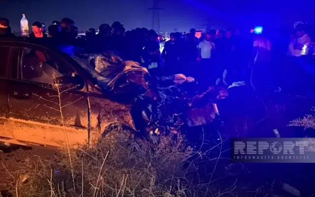 Masazırda motosikletlə avtomobil toqquşdu - Ölənlər var - Foto