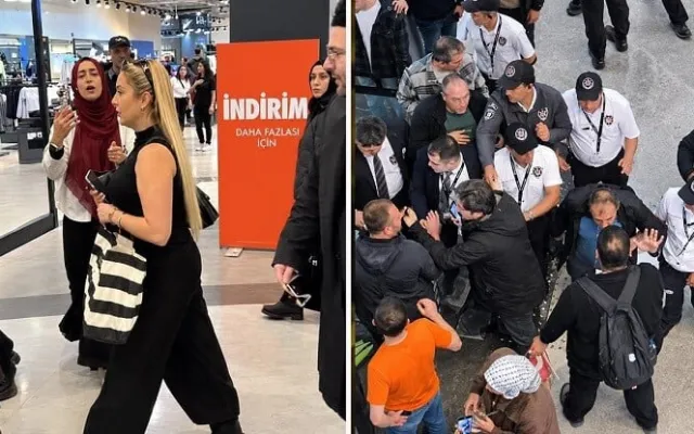İstanbulda hicablılar yəhudini linç etdi - Video