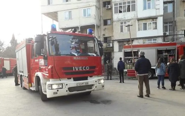 Zığda yaşayış binasında yanğın...