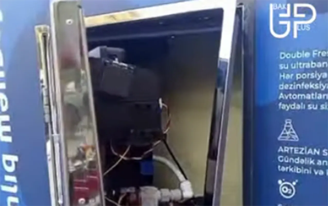 Bakıda su aparatlarını sındırıb pulları oğurladılar - Saxlanılanlar var+Video
