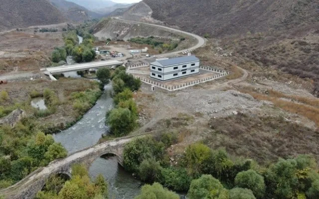Qubadlıda ilk su elektrik stansiyası tikilir - Video