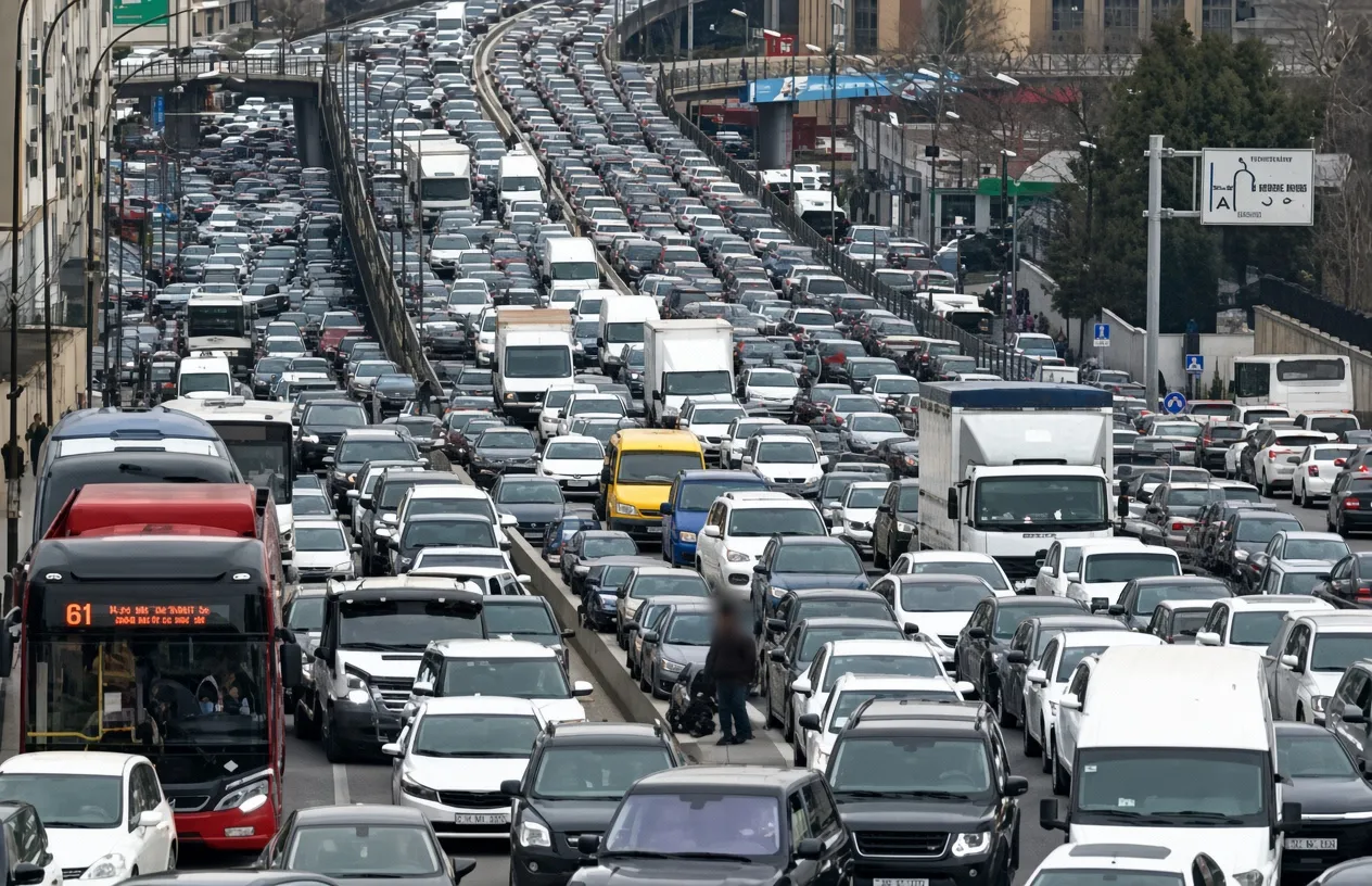 Bakıda bu yollar iflic oldu – 10 istiqamətdə ciddi sıxlıq