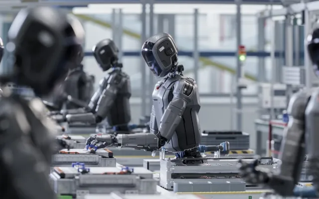 Çində nəhəng zavod işə salındı: Robotlar nə istehsal edəcəklər? - VİDEO