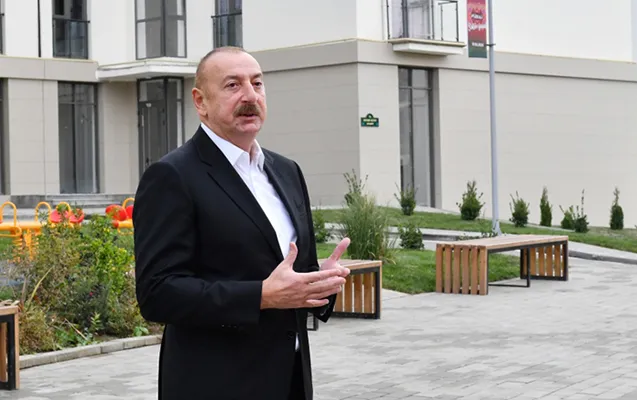 Prezidentlə xanımı Şamaxıya getdi