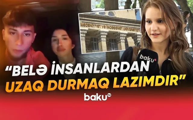 "TikTok"dakı hədə-qorxu videosuna tələbələrdən REAKSİYA - VİDEO