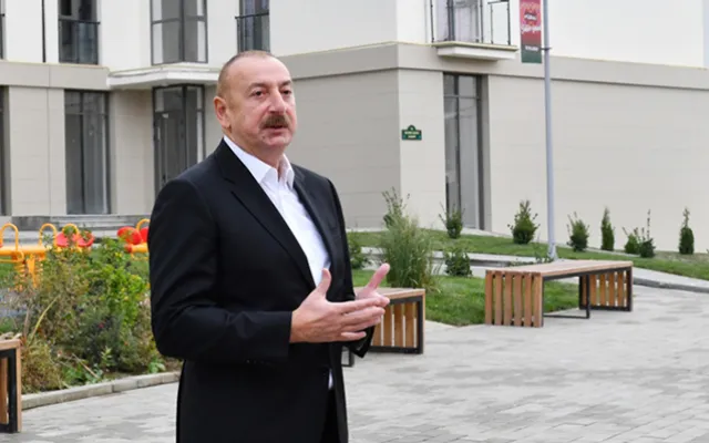 Prezidentlə xanımı Şamaxıya getdi