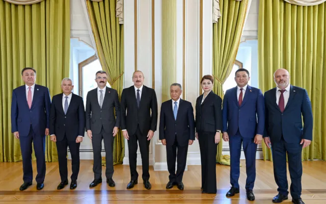 Prezident bu ölkələrin təhlükəsizlik üzrə rəhbər şəxslərini qəbul etdi - Fotolar