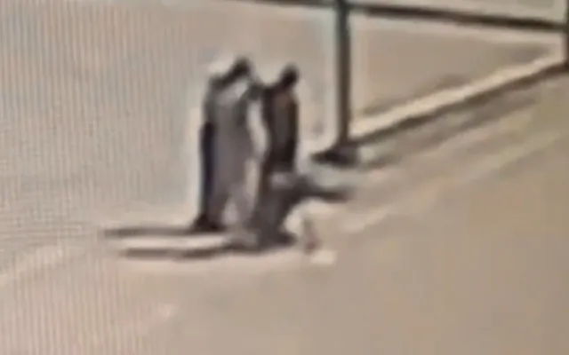 Bakıda düz xətti qırıq-qırıq xəttə çevirənlər kameraya düşdü - Video