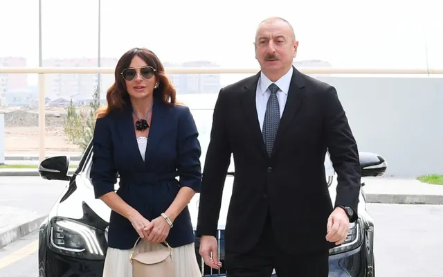 Prezident və xanımı Formula 1-i izləyirlər