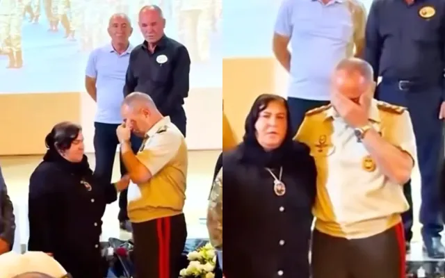 General-leytenant şəhid anaları ilə görüşdə kövrəldi - VİDEO
