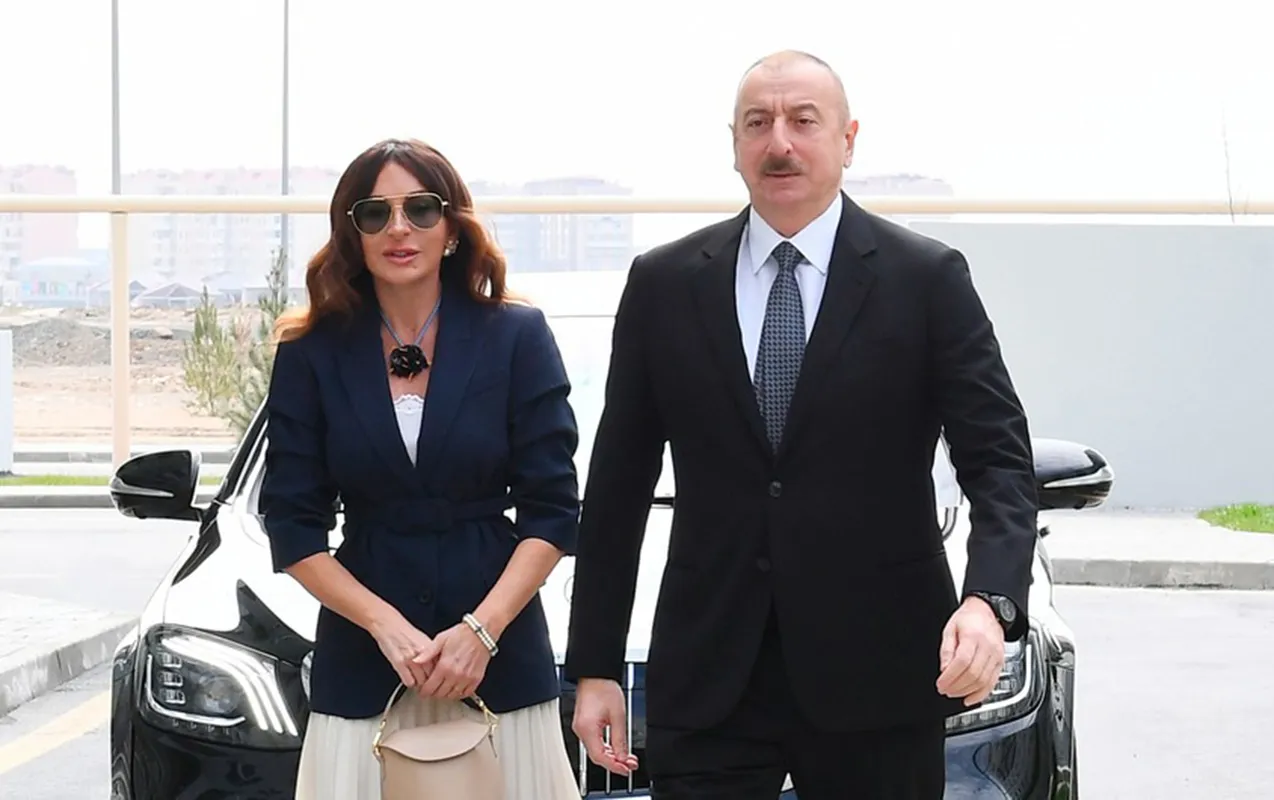 Prezident və xanımı Formula 1-i izlədilər