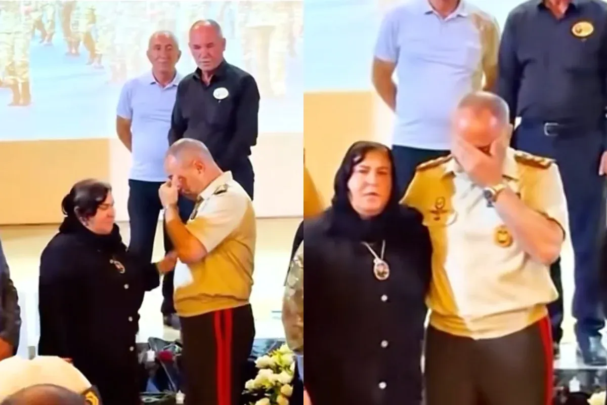 General-leytenant şəhid anaları ilə görüşdə kövrəldi - VİDEO