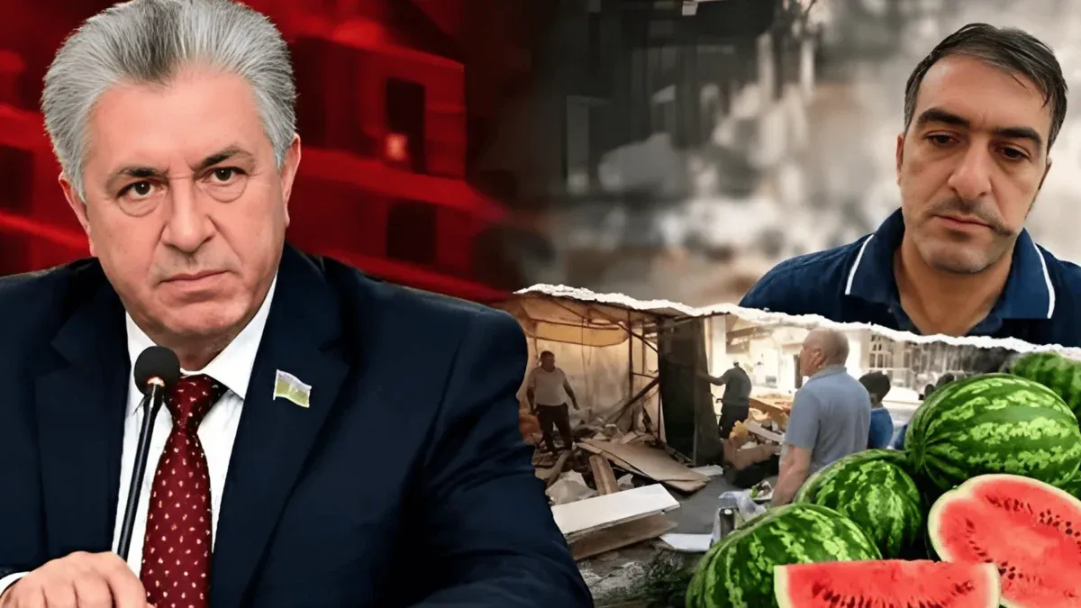 Deputat qarpızsatanla bağlı insidentdən danışdı: "Bıçağı çənəmin altında saxladı"
