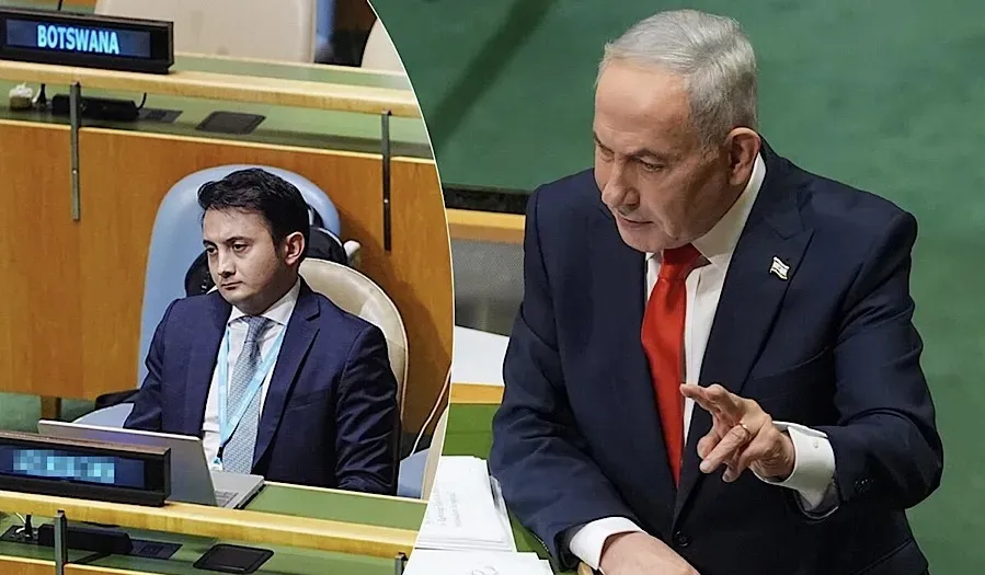 Netanyahunun çıxışı zamanı zalı tərk etməyən AZƏRBAYCANLI DİPLOMAT kimdir? - DOSYE