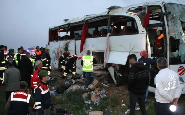 Türkiyədə dəhşətli qəza: 7 nəfər öldü