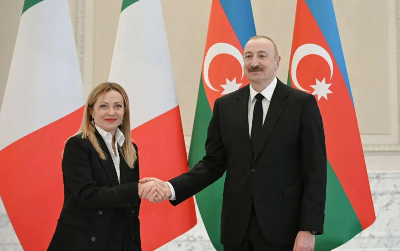 Meloni İlham Əliyevə təşəkkür etdi
