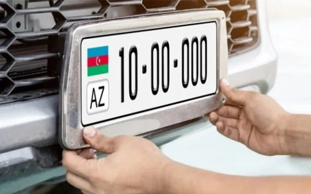 Bu avtomobil nömrəsi 600 min manata satışa qoyuldu